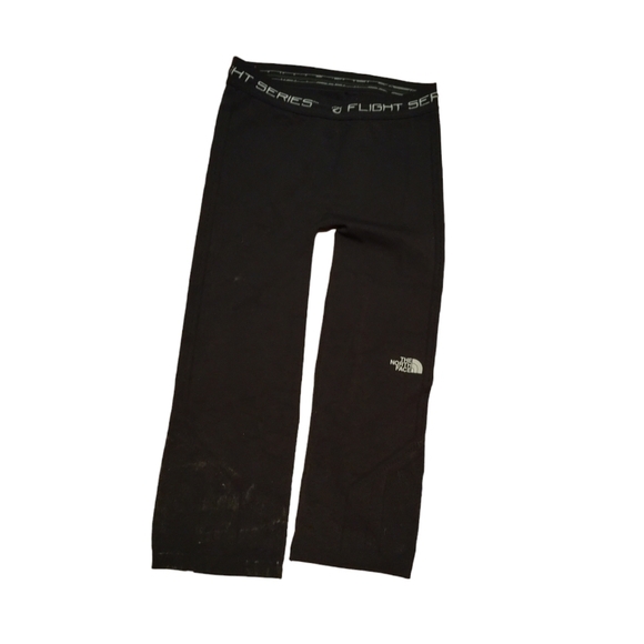 The North Face Cropped Leggings Ladies Medium Outdoor Hiking Running Slimming - Picture 2 of 3